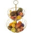 Fruit Bowl Alexandra House Living Golden Metal 28 x 42 cm