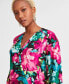 ფოტო #2 პროდუქტის Women's Printed Surplice Top, XS-3X, Created for Macy's