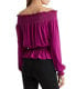 LAUREN Ralph Lauren Jersey Off-the-Shoulder Top Purple XS