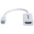 Фото #5 товара Manhattan Mini DisplayPort 1.2 to HDMI Adapter Cable - 1080p@60Hz - 17cm - Male to Female - White - Lifetime Warranty - Blister - 0.17 m - HDMI Type A (Standard) - Mini DisplayPort - Female - Male - Straight