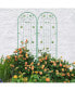 Фото #6 товара Metal Garden Trellis for Climbing Plants-Flower Support