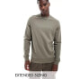 Фото #1 товара ASOS DESIGN crew neck sweatshirt in khaki