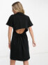 Фото #1 товара Vero Moda t-shirt mini dress with cut out back in black