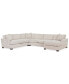 CLOSEOUT! Juliam 4-Pc. Fabric Chaise Sectional Sofa, Created for Macy's