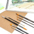 MILAN Polybag 6 Round Synthetic Bristle Paintbrushes Series 311 Nº 10