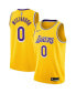 Фото #2 товара Men's Russell Westbrook Gold Los Angeles Lakers 2020/21 Swingman Player Jersey - Icon Edition
