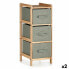 Фото #1 товара Комод Серый Деревянный Текстиль Kipit Chest of drawers 28 x 70 x 29,5 cm (2 штуки)