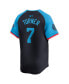 ფოტო #2 პროდუქტის Men's Trea Turner Navy National League 2024 MLB All-Star Game Limited Player Jersey