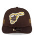 Фото #2 товара Бейсболка New Era мужская коричневая San Diego Padres 2024 Clubhouse Low Profile 59FIFTY Snapback Hat