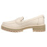Фото #5 товара TOMS Cara Lug Sole Loafers Womens Off White 10020239-101