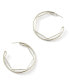 ფოტო #1 პროდუქტის Bhavani Silver-Tone Geometric Hoop Earrings