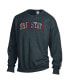 Women's Gray Ohio State Buckeyes Oversized Pullover Sweatshirt