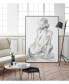 Фото #4 товара 28" x 22" Sitting Pose II Art Block Framed Canvas