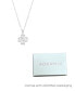 ფოტო #2 პროდუქტის Adjustable Clear Crystal Heart Clover Necklace