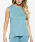 ფოტო #1 პროდუქტის Women's Textured Slub Knit Shell