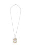 Фото #2 товара Charming silver necklace with bicolor pendant 1004018200 (chain, pendant)