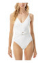Фото #1 товара Michael Michael Kors 296382 Women's Tummy Control Lined One Piece Swimsuit, 10