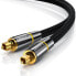 Фото #2 товара Optyczny kabel przewód audio cyfrowy światłowód Toslink SPDIF 3m czarny