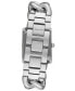 Women's Emery Three-Hand Silver-Tone Stainless Steel Watch 40 x 31mm