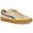 Фото #2 товара Puma Suede Crepe Pattern Lace Up Mens Beige Sneakers Casual Shoes 38666901