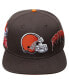 Фото #2 товара Men's Brown Cleveland Browns Hometown Snapback Hat