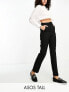 Фото #2 товара ASOS DESIGN Tall slim skim cigarette trouser in black