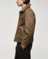 ფოტო #5 პროდუქტის Men's Shearling-Lined Jacket