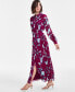 ფოტო #3 პროდუქტის Women's Printed Pleated Shirtdress, Created for Macy's