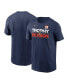 Фото #4 товара Men's Navy Houston Astros 2022 World Series Champions Commissioner's Trophy T-shirt