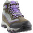 Hi-Tec Skamania Waterproof Lace Up Hiking Womens Grey Casual Boots 9022