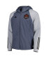 Фото #1 товара Men's Charcoal Houston Dynamo FC All-Weather Raglan Hoodie Full-Zip Jacket