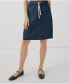 ფოტო #1 პროდუქტის Cotton Classic Woven Twill Drawstring Skirt