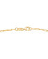 Фото #4 товара Macy's paperclip Link 16" Chain Necklace in 14k Gold