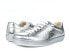 Фото #2 товара Gucci Mens Silver Ace Metallic Leather Sneakers Size 9G /10US