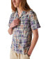 Фото #1 товара Рубашка мужская Lucky Brand Patchwork с короткими рукавами