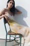 Фото #8 товара Платье в бельевом стиле с принтом ZARA