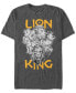 Фото #1 товара Disney Men's The Lion King Live Action Stacked Group Shot Portrait Short Sleeve T-Shirt