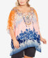 Фото #1 товара Plus Size Vienna Beaded Kaftan Top