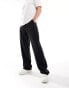 Фото #2 товара ASOS DESIGN smart wide leg joggers in black