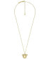 ფოტო #3 პროდუქტის Women's Disney x Fossil Special Edition Gold-Tone Stainless Steel Pendant Necklace