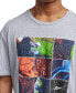 Фото #3 товара Men's Above The Rim Basketball Collage Graphic T-Shirt