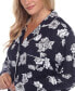 ფოტო #4 პროდუქტის Plus Size Long Sleeve Floral Pajama Set, 2-Piece