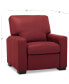 Фото #19 товара Ennia 36" Leather Pushback Recliner, Created for Macy's