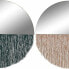 Фото #2 товара Настенное зеркало DKD Home Decor Зеленый Позолоченный Деревянный Зеркало бахрома 50 x 0,5 x 50 cm (2 штук)