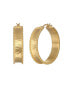 ფოტო #1 პროდუქტის Bold Spirit Gold Hoop Earrings