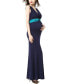 ფოტო #2 პროდუქტის Maternity Colorblock Nursing Maxi Dress