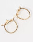 ASOS DESIGN stud earrings with knot design