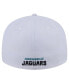 Men's White Jacksonville Jaguars Throwback Logo Omaha Low Profile 59FIFTY Fitted Hat Белый, 7 1/2 - фото #3