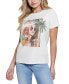 ფოტო #1 პროდუქტის Women's Suntan Cover Graphic Easy T-Shirt