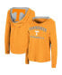 Фото #1 товара Women's Tennessee Orange Tennessee Volunteers Catalina Hoodie Long Sleeve T-shirt